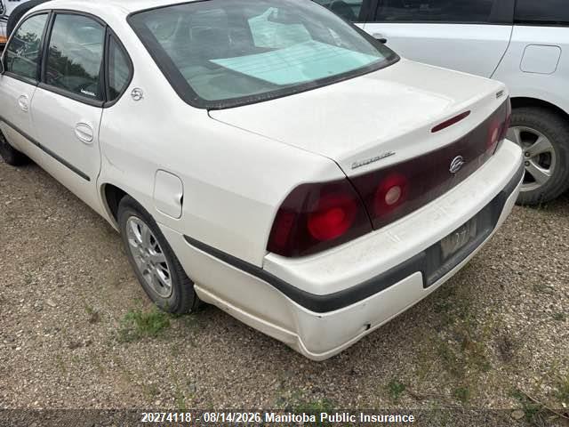 Продаж на аукціоні авто 2004 Chevrolet Impala, vin: 2G1WF52EX49207076, номер лоту: 20274118