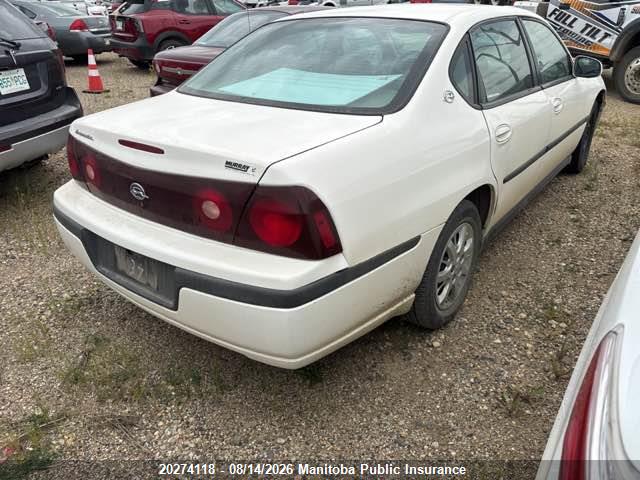 Продаж на аукціоні авто 2004 Chevrolet Impala, vin: 2G1WF52EX49207076, номер лоту: 20274118