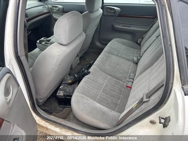 Продаж на аукціоні авто 2004 Chevrolet Impala, vin: 2G1WF52EX49207076, номер лоту: 20274118