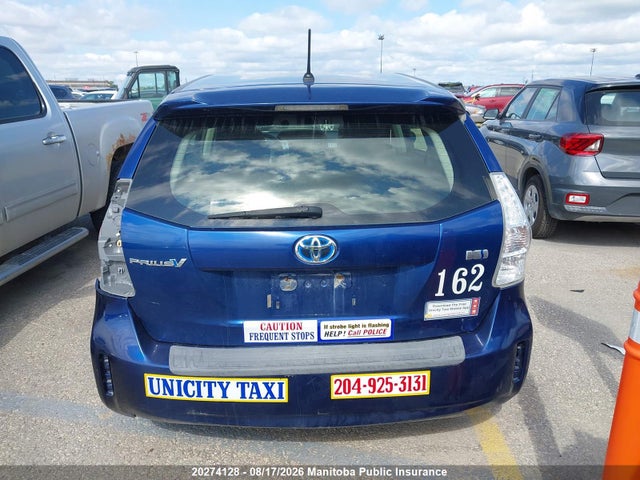 20274128 :رقم المزاد ، JTDZN3EU8E3301756 vin ، 2014 Toyota Prius V مزاد بيع