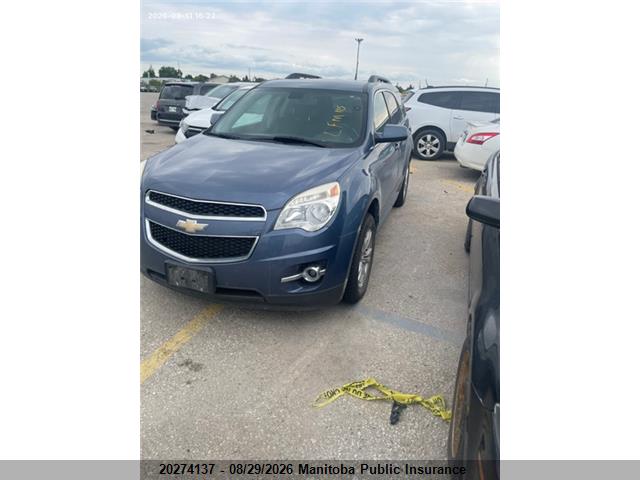 2011 Chevrolet Equinox Lt მანქანა იყიდება აუქციონზე, vin: 2CNALDEC5B6257117, აუქციონის ნომერი: 20274137