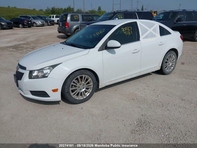 20274161 :رقم المزاد ، 1G1PJ5SC8C7209569 vin ، 2012 Chevrolet Cruze Eco Turbo مزاد بيع