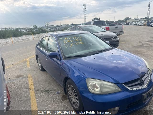 Aukcja sprzedaży 2004 Acura 1.7 El Premium, vin: 2HHES36854H003876, numer aukcji: 20274168
