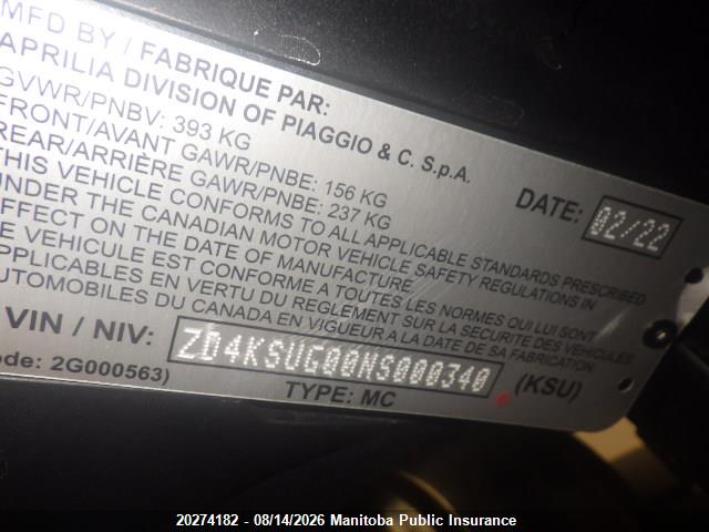 Aprilia Rs 660 2022 ZD4KSUG00NS000340 Image 12