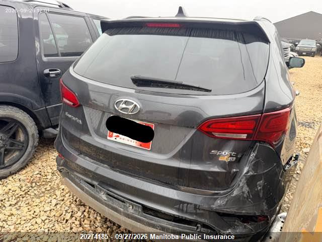 Aukcja sprzedaży 2017 Hyundai Santa Fe Sport, vin: 5XYZUDLB3HG401323, numer aukcji: 20274185