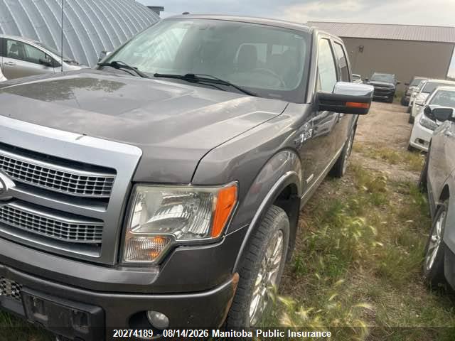 Продажа на аукционе авто 2012 Ford F150 Platinum Supercrew, vin: 1FTFW1ET6CFC43802, номер лота: 20274189