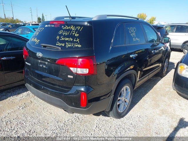 Продаж на аукціоні авто 2014 Kia Sorento Lx, vin: 5XYKT3A67EG441176, номер лоту: 20274191