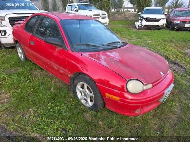 1997 Dodge Neon Sport მანქანა იყიდება აუქციონზე, vin: 1B3ES42Y8VD304303, აუქციონის ნომერი: 20274203