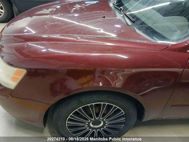 20274210 :رقم المزاد ، 5NPET46C39H458282 vin ، 2009 Hyundai Sonata Gls مزاد بيع