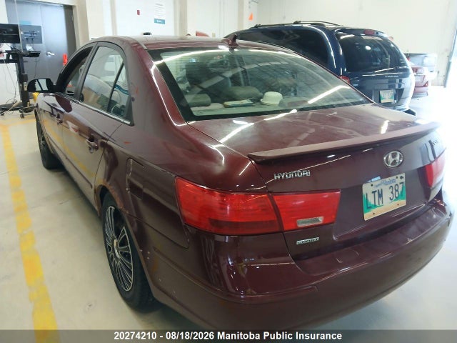 20274210 :رقم المزاد ، 5NPET46C39H458282 vin ، 2009 Hyundai Sonata Gls مزاد بيع