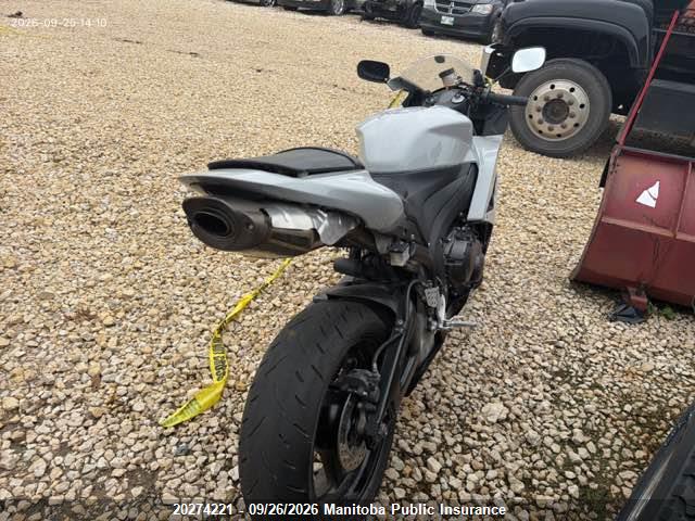 20274221 :رقم المزاد ، JH2PC40097M005947 vin ، 2007 Honda Cbr600rr مزاد بيع