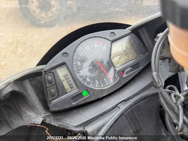20274221 :رقم المزاد ، JH2PC40097M005947 vin ، 2007 Honda Cbr600rr مزاد بيع