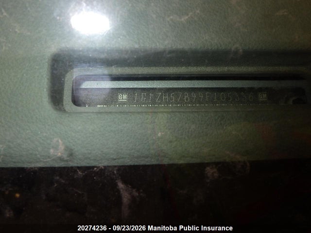 Продаж на аукціоні авто 2009 Chevrolet Malibu Lt, vin: 1G1ZH57B99F105336, номер лоту: 20274236