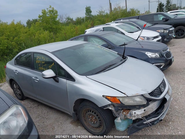 20274271 :رقم المزاد ، 2HGFB2F42DH012566 vin ، 2013 Honda Civic Lx مزاد بيع