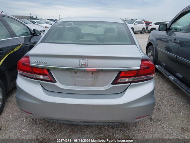 20274271 :رقم المزاد ، 2HGFB2F42DH012566 vin ، 2013 Honda Civic Lx مزاد بيع