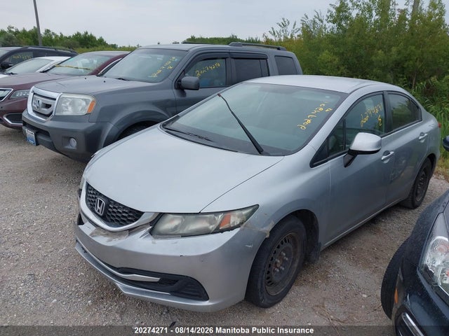 20274271 :رقم المزاد ، 2HGFB2F42DH012566 vin ، 2013 Honda Civic Lx مزاد بيع