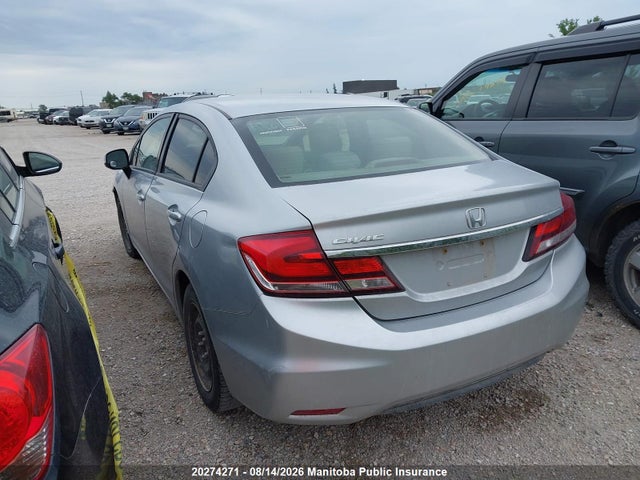 20274271 :رقم المزاد ، 2HGFB2F42DH012566 vin ، 2013 Honda Civic Lx مزاد بيع