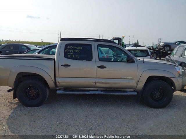 2008 Toyota Tacoma Sr5 Double Cab V6 მანქანა იყიდება აუქციონზე, vin: 5TELU42N18Z497590, აუქციონის ნომერი: 20274281