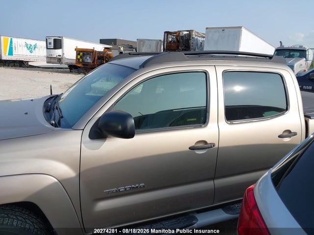 2008 Toyota Tacoma Sr5 Double Cab V6 მანქანა იყიდება აუქციონზე, vin: 5TELU42N18Z497590, აუქციონის ნომერი: 20274281
