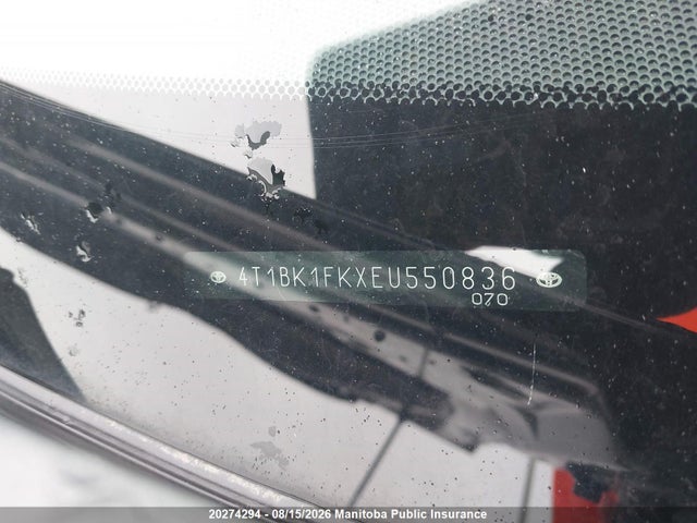 Продажа на аукционе авто 2014 Toyota Camry Xle V6, vin: 4T1BK1FKXEU550836, номер лота: 20274294