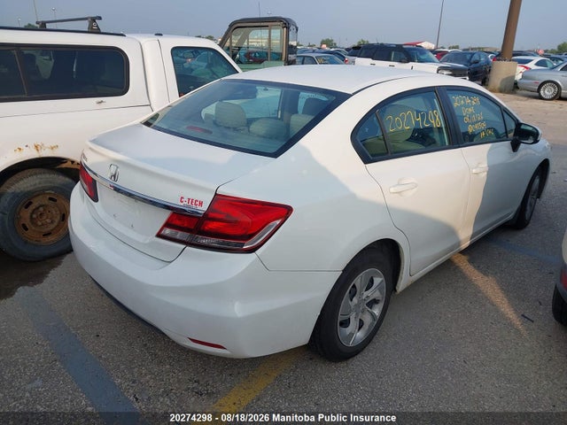 Honda Civic Lx 2014 2HGFB2F4XEH045509 Image 4