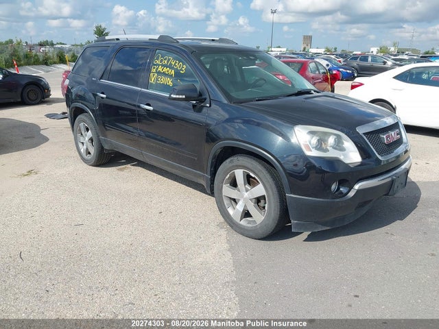 2012 Gmc Acadia Slt მანქანა იყიდება აუქციონზე, vin: 1GKKRRED1CJ331106, აუქციონის ნომერი: 20274303