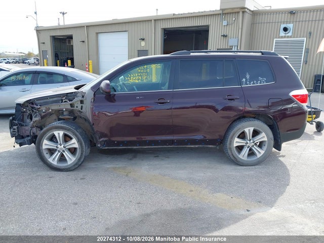 Aukcja sprzedaży 2013 Toyota Highlander V6, vin: 5TDBK3EH4DS202426, numer aukcji: 20274312