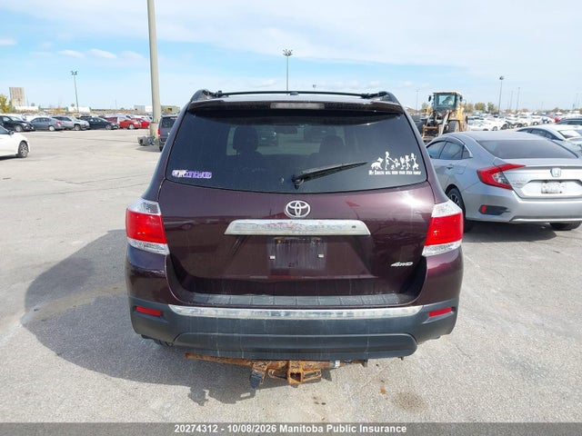 Aukcja sprzedaży 2013 Toyota Highlander V6, vin: 5TDBK3EH4DS202426, numer aukcji: 20274312