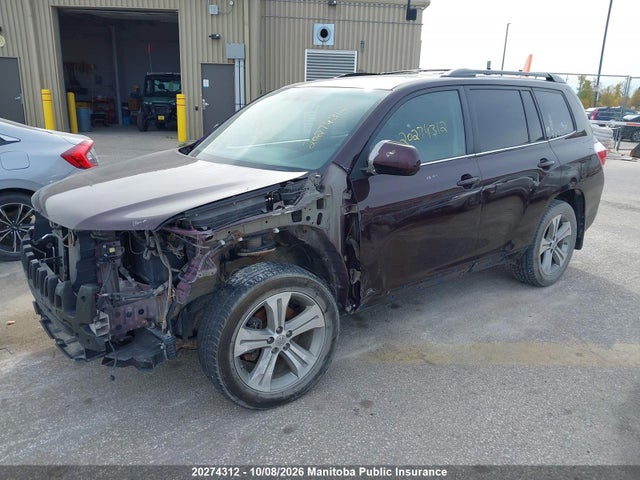 Aukcja sprzedaży 2013 Toyota Highlander V6, vin: 5TDBK3EH4DS202426, numer aukcji: 20274312