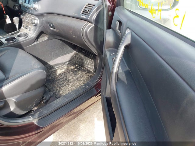 Aukcja sprzedaży 2013 Toyota Highlander V6, vin: 5TDBK3EH4DS202426, numer aukcji: 20274312