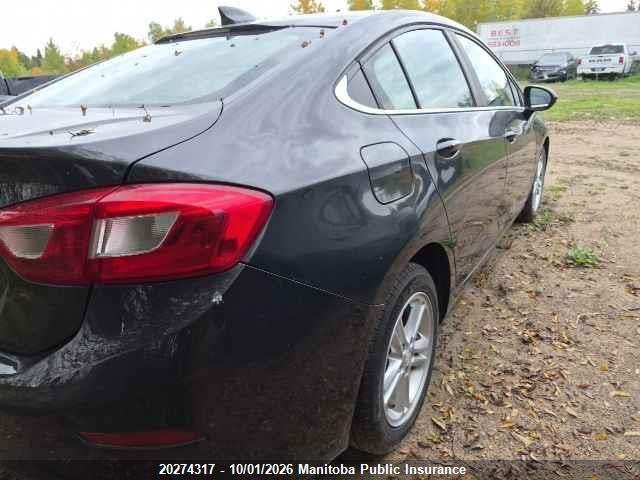 Продажа на аукционе авто 2016 Chevrolet Cruze Lt Turbo, vin: 1G1BE5SM3G7298805, номер лота: 20274317