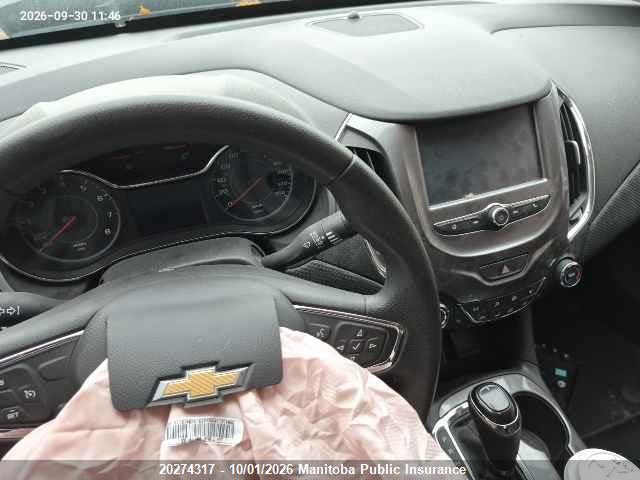Продажа на аукционе авто 2016 Chevrolet Cruze Lt Turbo, vin: 1G1BE5SM3G7298805, номер лота: 20274317