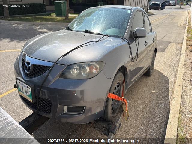 Aukcja sprzedaży 2008 Mazda 3 Mazda Gx, vin: JM1BK32F981880370, numer aukcji: 20274333