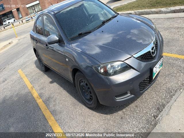 Aukcja sprzedaży 2008 Mazda 3 Mazda Gx, vin: JM1BK32F981880370, numer aukcji: 20274333