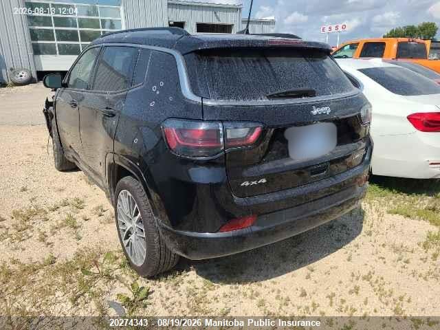 Продажа на аукционе авто 2022 Jeep Compass Limited, vin: 3C4NJDCB8NT198747, номер лота: 20274343