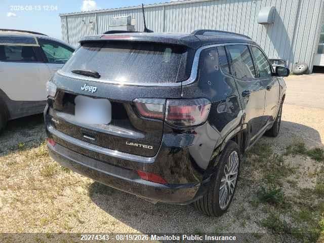 Продажа на аукционе авто 2022 Jeep Compass Limited, vin: 3C4NJDCB8NT198747, номер лота: 20274343