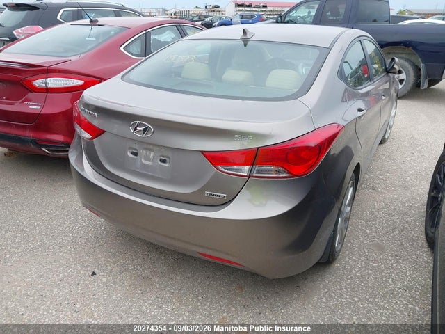 Продажа на аукционе авто 2012 Hyundai Elantra Limited, vin: 5NPDH4AE0CH082315, номер лота: 20274354