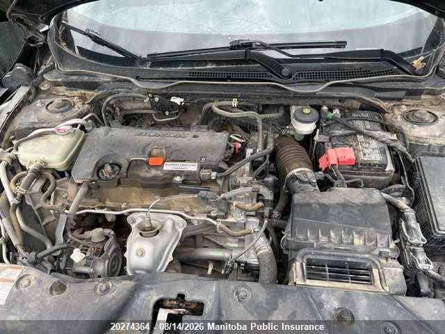 Honda Civic Lx 2019 2HGFC2F55KH039585 Image 10