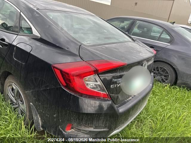 Honda Civic Lx 2019 2HGFC2F55KH039585 Image 3