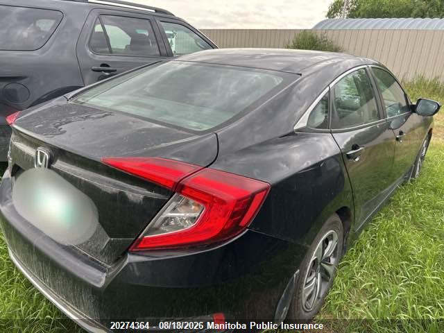 Honda Civic Lx 2019 2HGFC2F55KH039585 Image 4