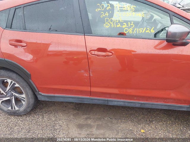 20274385 :رقم المزاد ، JF2GUADC1RH312213 vin ، 2024 Subaru Crosstrek Touring مزاد بيع