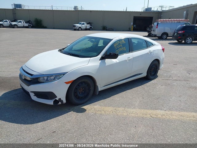 Honda Civic Lx 2017 2HGFC2F56HH034758 Image 2