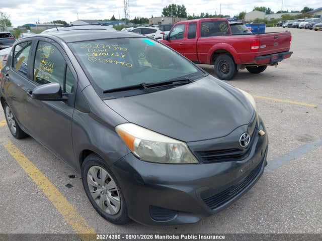 20274390 :رقم المزاد ، JTDKTUD3XCD534440 vin ، 2012 Toyota Yaris Le مزاد بيع