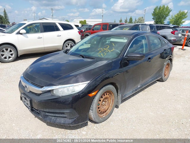 Honda Civic Lx 2016 2HGFC2F55GH015598 Image 2