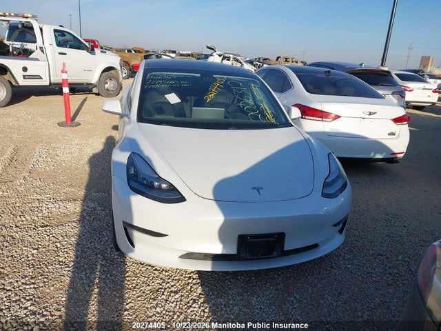 2020 Tesla Model 3 Standard Range Plus 50 მანქანა იყიდება აუქციონზე, vin: 5YJ3E1EAXLF715993, აუქციონის ნომერი: 20274405