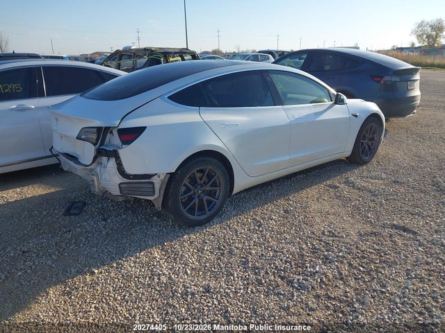 2020 Tesla Model 3 Standard Range Plus 50 მანქანა იყიდება აუქციონზე, vin: 5YJ3E1EAXLF715993, აუქციონის ნომერი: 20274405