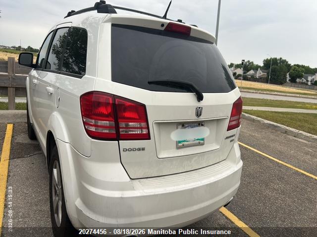 20274456 :رقم المزاد ، 3D4PG5FV7AT189098 vin ، 2010 Dodge Journey Sxt مزاد بيع