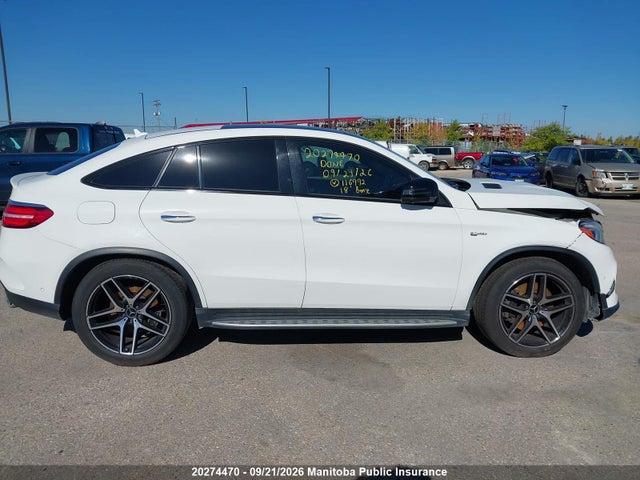 Продаж на аукціоні авто 2018 Mercedes Benz Gle43 Coupe, vin: 4JGED6EB0JA116992, номер лоту: 20274470