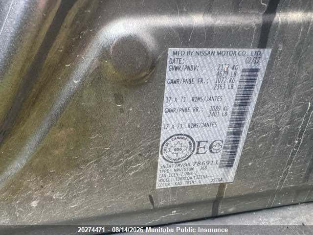 Nissan ROGUE S 2017 5N1AT2MV8HC786911 Image 9