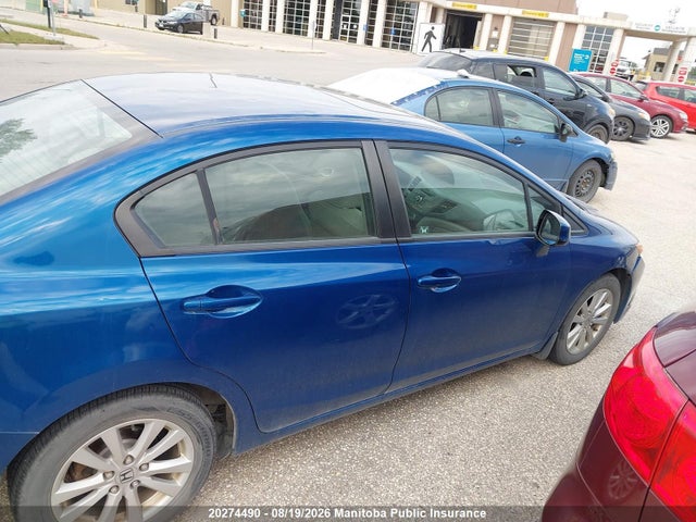 20274490 :رقم المزاد ، 2HGFB2F51CH003770 vin ، 2012 Honda Civic Ex مزاد بيع